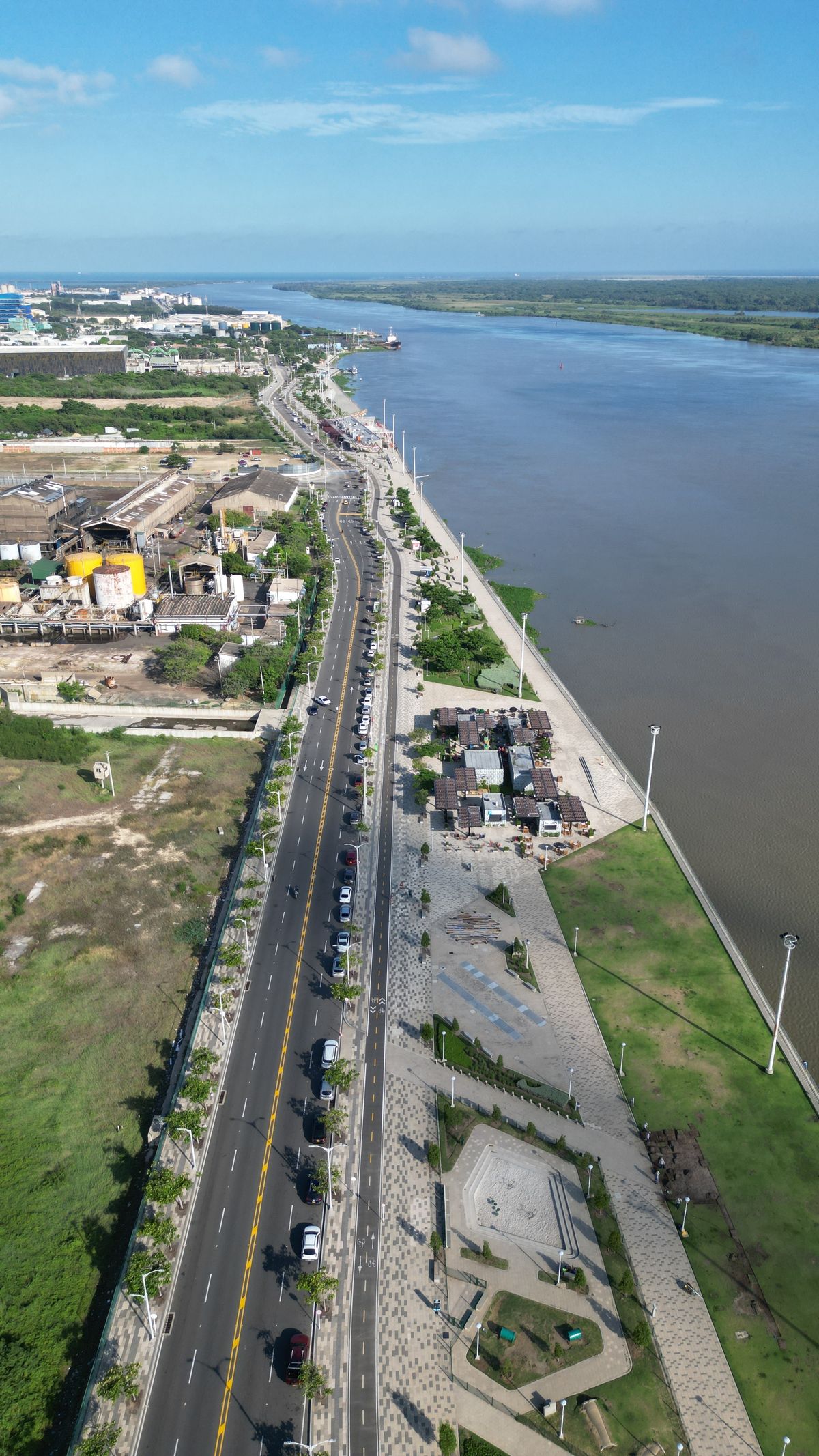 The Magdalena River at Barranquilla, Colombia