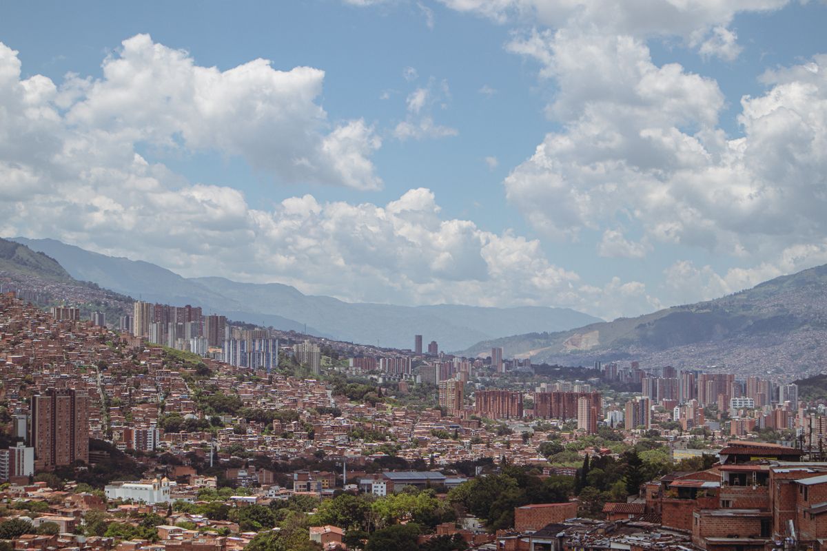 Medellín in the Aburrá Valley, Colombia