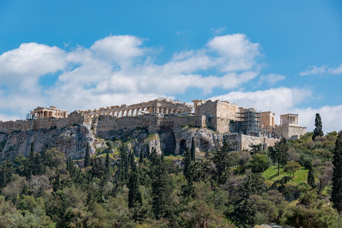 The Acropolis above Athens